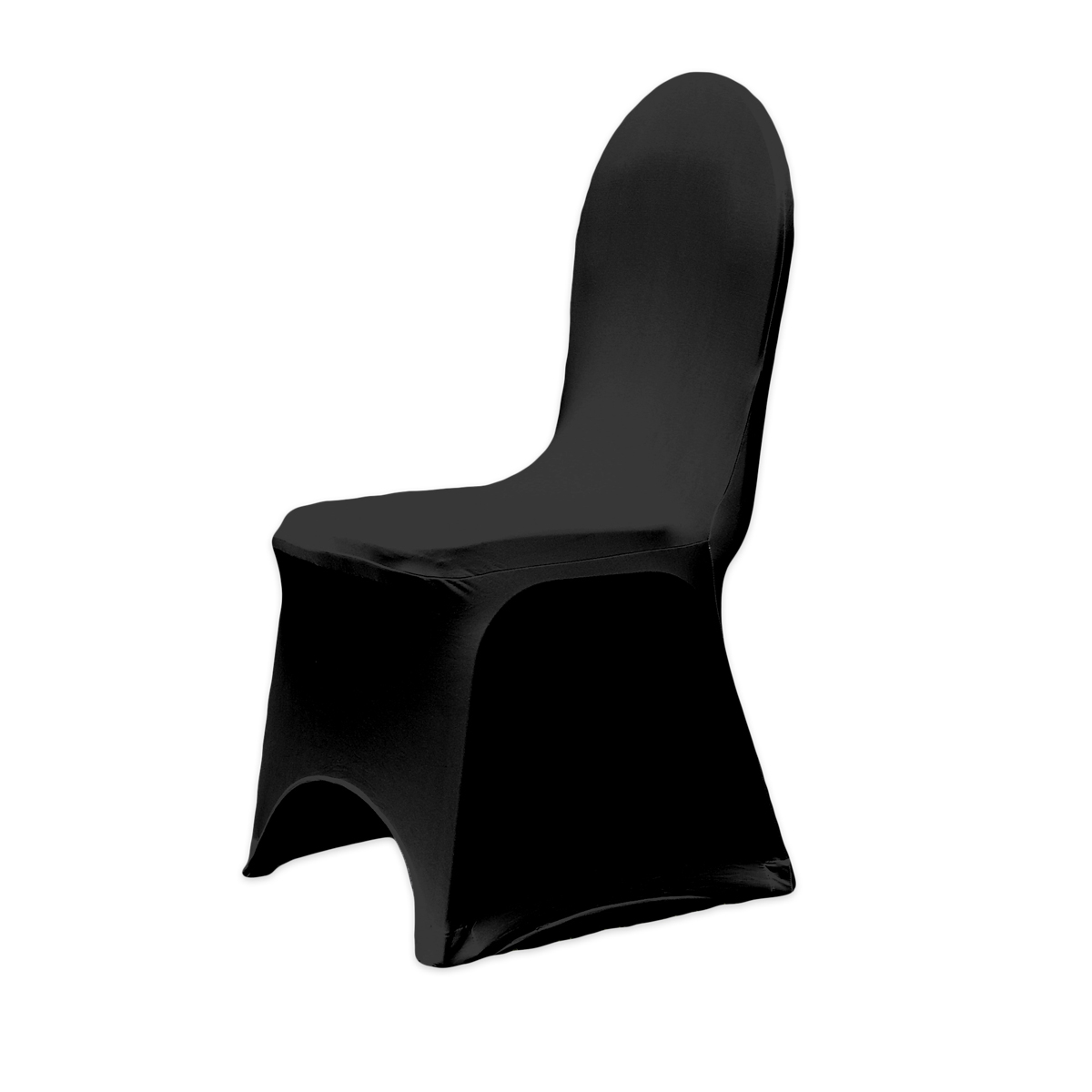 Spandex Black White or Ivory Banquet Chair Covers Wedding Reception