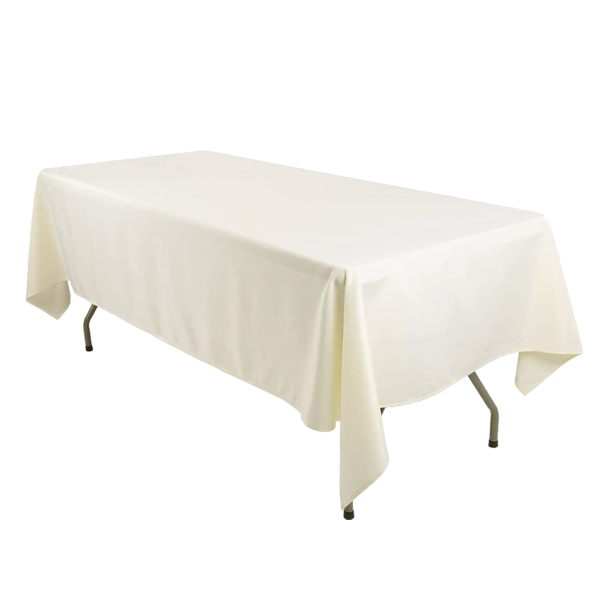 60"x126" Rectangular Tablecloth Fabric Linen Cloth Dinner Wedding Banquet - Picture 10 of 11